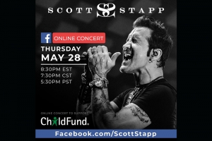 SCOTT STAPP FARÁ SHOW ONLINE NESTA QUINTA-FEIRA