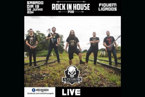 AZZAROK: BANDA ANUNCIA LIVE PARA 15 DE JUNHO