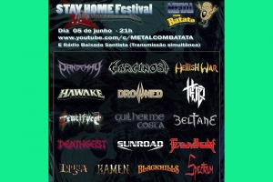 PANDEMMY: ‘STAY HOME FESTIVAL’ ACONTECERÁ NESTA SEXTA-FEIRA