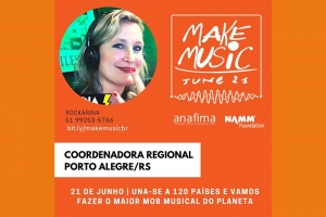 MAKE MUSIC DAY, O MAIOR FESTIVAL ONLINE DO MUNDO ACONTECE NESTE DOMINGO (21/6)