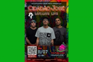 CIDADÃO JOSÉ: LIVE HISTÓRICA NO PRÓXIMO SÁBADO 11/7