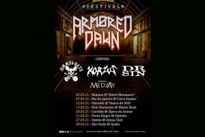 PROJETO ORGANIZADO PELA BANDA ARMORED DAWN COM NOMES DE PESO DO ROCK NACIONAL REMARCADO PARA MARÇO DE 2021