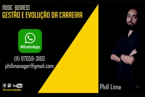 MUSIC BUSINESS – CURSO DE GESTÃO E EVOLUÇÃO DA CARREIRA COM PHILL LIMA