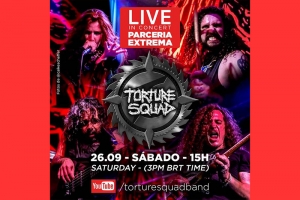 TORTURE SQUAD: BANDA ANUNCIA SÉRIE DE LIVES QUE COMEÇAM EM SETEMBRO E VÃO ATÉ MÊS DE DEZEMBRO DE 2020