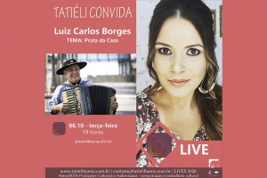TATIÉLI CONVIDA (06/10) E LIVE ESPECIAL MERCEDES SOSA NO PROJETO (08/10)