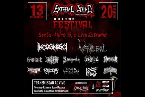 EXTREME SOUND RECORDS ONLINE FESTIVAL DIVULGA LINEUP COMPLETO