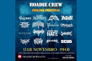 OSSOS CRUZADOS: BANDA É CONFIRMADA EM PRÓXIMA EDIÇÃO DO FESTIVAL ONLINE DA ROADIE CREW