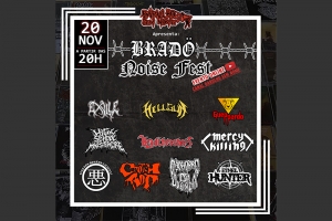 BRADO NOISE FEST MOSTRA A FORÇA DO METAL CURITIBANO DIA 20/11
