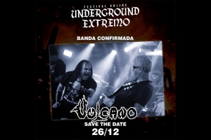 VULCANO: BANDA É HEADLINER NO ‘1º FESTIVAL ONLINE UNDERGROUND EXTREMO’
