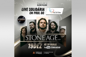 STONE AGE A.D.: BANDA REALIZA LIVE SOLIDÁRIA DIA 19 DE DEZEMBRO