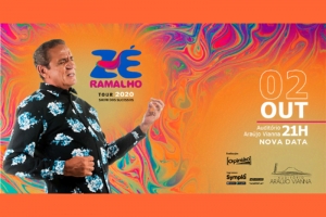 NOTA DE ADIAMENTO - ZÉ RAMALHO NO AUDITÓRIO ARAÚJO VIANNA