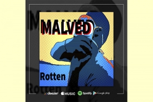 MALVED LAN&Ccedil;A "ROTTEN", DUO TRAZ INFLU&Ecirc;NCIAS DE SLASHER MOVIES COM O PESO DO STONER E POT&Ecirc;NCIA DO  GARAGE ROCK