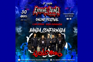 VULCANO: CONFIRMADOS NO &lsquo;EXTREME SOUND ON LINE FESTIVAL &ndash; 3&ordf; EDI&Ccedil;&Atilde;O&rsquo;