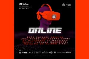 RAP IN CENA ONLINE - FESTIVAL ACONTECE EM 02 DE MAIO