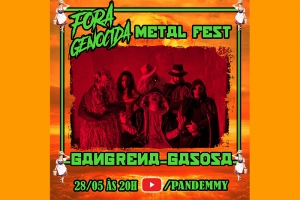 GANGRENA GASOSA PARTICIPA DO FORA GENOCIDA METAL FEST