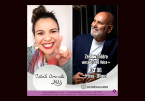 TATI&Eacute;LI CONVIDA RECEBE Z&Eacute; ALEXANDDRE, VENCEDOR DA PRIMEIRA TEMPORADA DO THE VOICE+