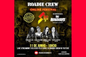 ESTREIA DO PROJETO EXCLUSIVO SHE, STRESS, ASTAFIX E O BRAVE COM A PARTICIPA&Ccedil;&Atilde;O ESPECIAL DE STEVE GRIMMETT DO GRIM REAPER NA EDI&Ccedil;&Atilde;O DE JUNHO DO "ROADIE CREW - ONLINE FESTIVAL"