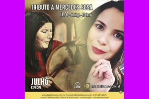 LIVE SHOW EM HOMENAGEM A &ldquo;LA NEGRA&rdquo; POR TATI&Eacute;LI BUENO