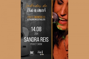 POCKET SHOW; SABADOS DE ZITAS IN CONCERT; COM SANDRA REIS