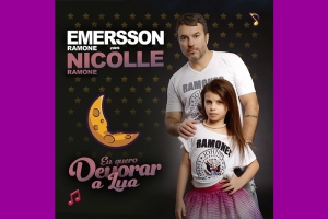EMERSSON RAMONE LAN&Ccedil;A O SINGLE PUNK ROCK "EU QUERO DEVORAR A LUA" COM SUA FILHA &ldquo;NICOLLE RAMONE&rdquo; DE 11 ANOS DE IDADE
