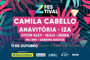 Z FESTIVAL CHEGA À SEXTA EDIÇÃO TRAZENDO A NOVA TURNÊ MUNDIAL DE CAMILA CABELLO AO PAÍS