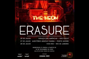 ERASURE CONFIRMA APRESENTA&Ccedil;&Atilde;O EM PORTO ALEGRE (JULHO/2022)