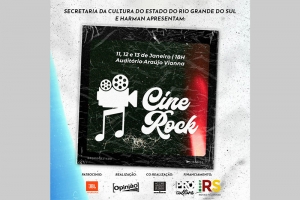 CINEROCK VAI UNIR FILMES E BANDAS NO PALCO DO AUDIT&Oacute;RIO ARA&Uacute;JO VIANNA