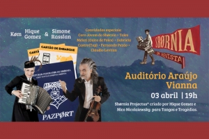 SB&Oslash;RNIA EM REVISTA AO VIVO NO AUDIT&Oacute;RIO ARA&Uacute;JO VIANNA
