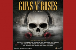 GUNS N' ROSES, DIA 26 DE SETEMBRO, NA ARENA DO GR&Ecirc;MIO