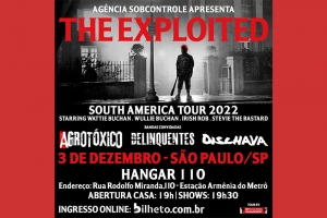 THE EXPLOITED RETORNA PARA &Uacute;NICA APRESENTA&Ccedil;&Atilde;O EM SP (03/12)
