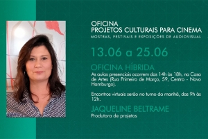 EST&Atilde;O ABERTAS AS INSCRI&Ccedil;&Otilde;ES PARA A OFICINA DE PROJETOS CULTURAIS PARA CINEMA