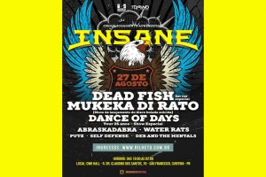 INSANE MUSIC FESTIVAL TER&Aacute; EDI&Ccedil;&Atilde;O EM CURITIBA COM OITO BANDAS
