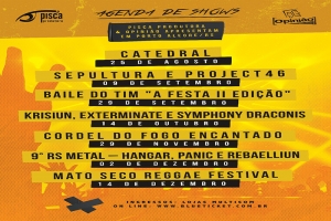PISCA PRODUTORA E OPINIÃO  - AGENDA DOS PRÓXIMOS EVENTOS