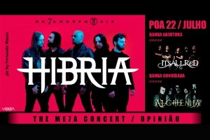 INGRESSO DUPLO - HIBRIA E CONVIDADOS EM NOITE DO METAL NO OPINI&Atilde;O