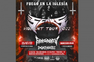 AMANH&Atilde; EM SAMPA SHOWS COM FOGO THRASHER NO IGLESIA LA BORRATXERIA COM DEATHGEIST, SCARS E FACES OF DEATH