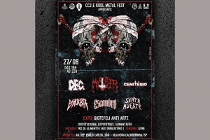 KOOL METAL FEST RETORNA EM AGOSTO COM DOSES DE THRASH, CROSSEVER, BLACK E HARDCORE