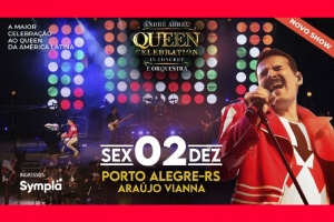 QUEEN CELEBRATION IN CONCERT RETORNA AO ARA&Uacute;JO VIANNA COM NOVO SHOW