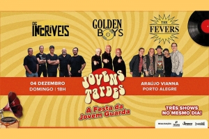 "JOVENS TARDES" RE&Uacute;NE CL&Aacute;SSICOS DA JOVEM GUARDA NO ARA&Uacute;JO VIANNA DIA 04 DE DEZEMBRO