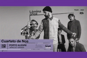 OS URUGUAIOS DO CUARTETO DE NOS SOBEM NO PALCO DO ARA&Uacute;JO VIANNA DIA 08/12