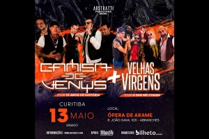 CAMISA DE V&Ecirc;NUS E VELHAS VIRGENS UNEM FOR&Ccedil;AS NO PALCO DA &Oacute;PERA DE ARAME
