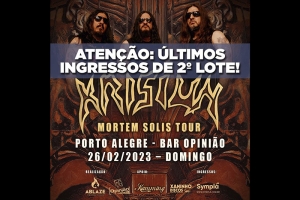 KRISIUN &ndash; INGRESSOS EM 2&ordm; LOTE PARA O SHOW EM PORTO ALEGRE NO PR&Oacute;XIMO DOMINGO