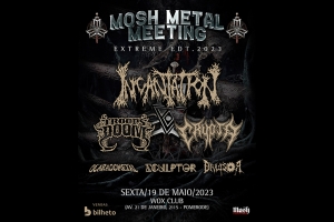 MOSH METAL MEETING 2023 TRAZ INCANTATION E THE TROOPS OF DOOM PARA POMERODE