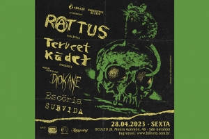 AS BANDAS FINLANDESAS RATTUS E TERVEET K&Auml;DET TOCAM AMANH&Atilde; EM PORTO ALEGRE 