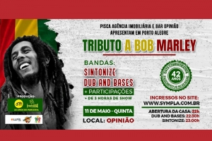TRIBUTO A BOB MARLEY NO BAR OPINI&Atilde;O DIA 11/5 