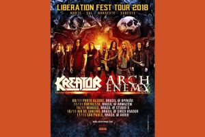   LIBERATION FEST TOUR 2018 - KREATOR & ARCH ENEMY - INGRESSOS DE 1o LOTE ESGOTADOS