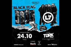 L7 E BLACK FLAG JUNTAM FOR&Ccedil;AS EM SHOW IN&Eacute;DITO EM CURITIBA