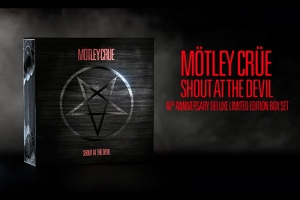 M&Ouml;TLEY CR&Uuml;E E BMG CELEBRAM O 40&ordm; ANIVERS&Aacute;RIO DO &Aacute;LBUM DEFINIDOR DE G&Ecirc;NERO SHOUT AT THE DEVIL COM O 'YEAR OF THE DEVIL'