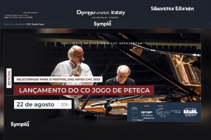 PAULO DORFMAN, LAN&Ccedil;AMENTO DO CD &ldquo;JOGO DE PETECA&rdquo; NO TEATRO DO CENTRO HIST&Oacute;RICO CULTURAL DA SANTA CASA, NO DIA 22 DE AGOSTO