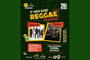 3&ordm; PORTO ALEGRE REGGAE FESTIVAL EM NOVEMBRO NO BAR OPINI&Atilde;O