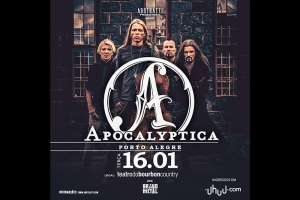 ABSTRATTI PRODUTORA APRESENTA: APOCALYPTICA NO TEATRO DO BOURBON COUNTRY (16/01/2024)